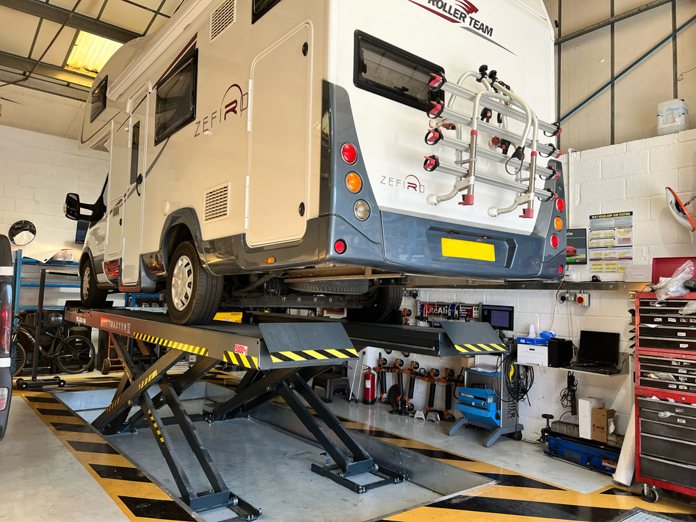 Motorhome servicing